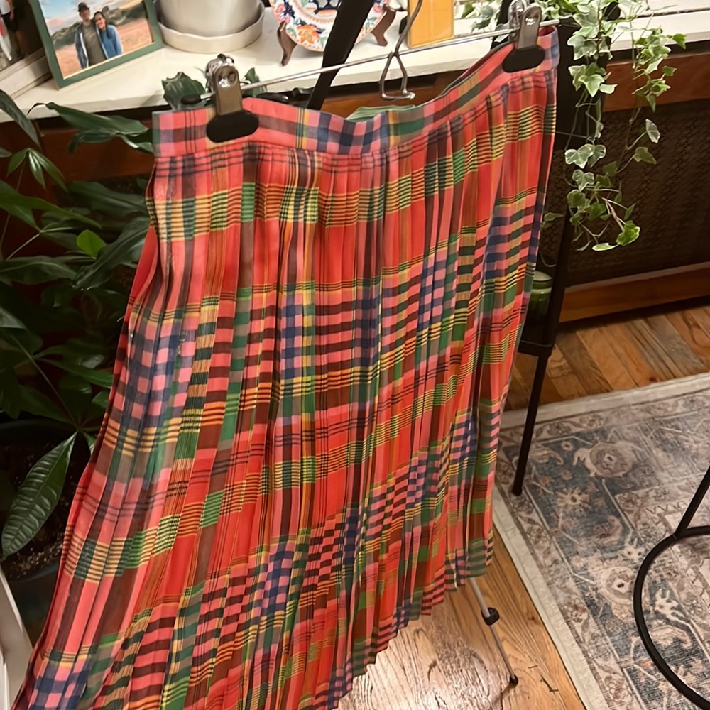 NWT J. Crew Pleated Skirt